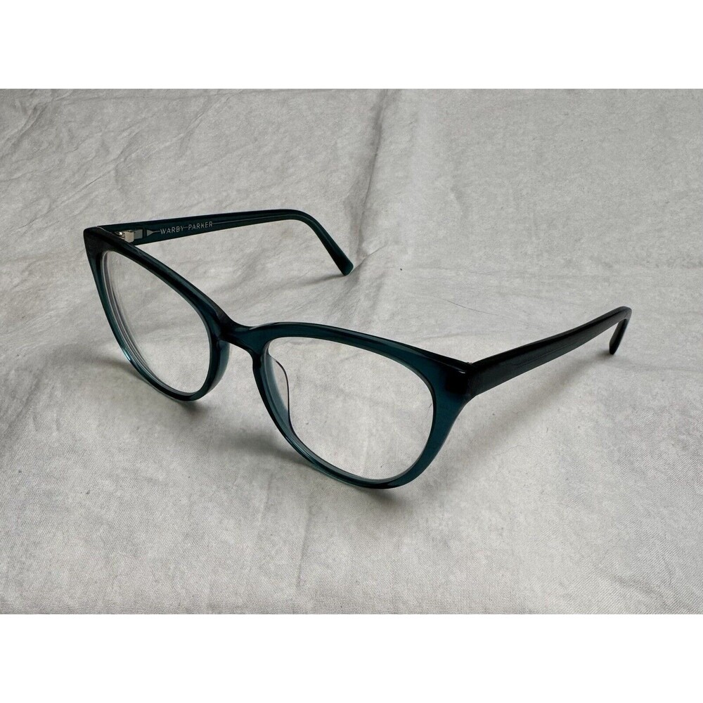 Warby Parker Eyeglasses Shea M‎ 728 Peacock Green Cat Eye 51-18-140 FRAMES ONLY
